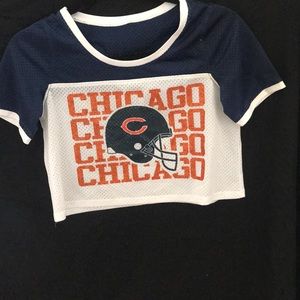 Chicago bears crop top